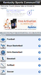 Mobile Screenshot of bluegrassrivals.com